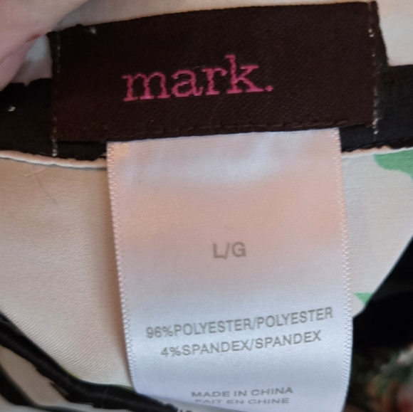 Mark. Floral Sleeveless Top Digital Art Multicolor SzL - Picture 7 of 7